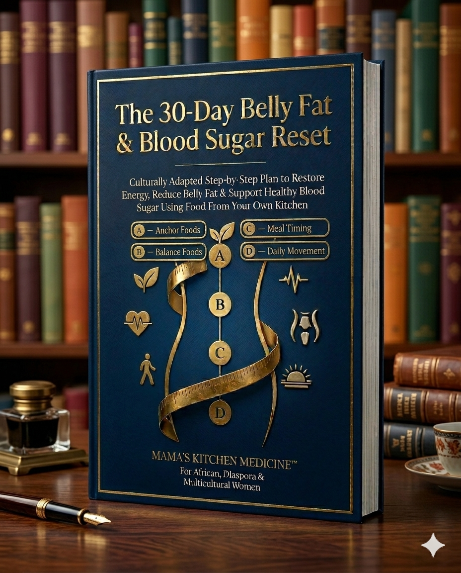 The 30-Day Belly Fat and Blood Sugar Reset — Mama's Kitchen Medicine digital guide
